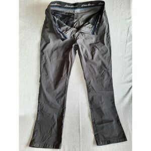 Eddie Bauer Men 36 Light Weight‎ Performance Active Outdoor Gray Sweatpants